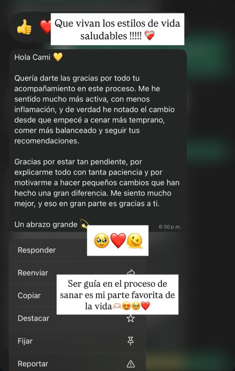 Testimonio de paciente